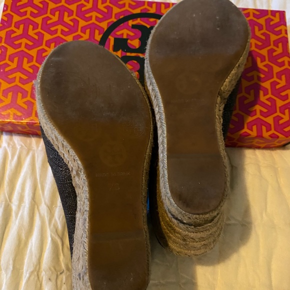 Tory Burch wedge espadrilles size 7 - Picture 5 of 5